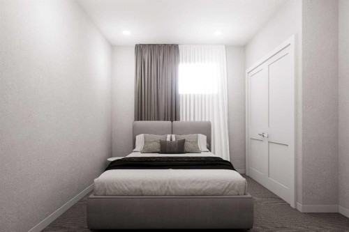 640 Masters Road Se, Calgary, AB - Indoor Photo Showing Bedroom