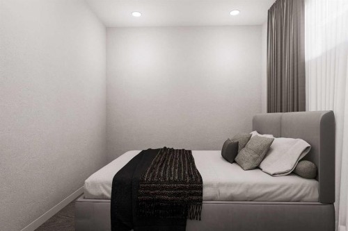 640 Masters Road Se, Calgary, AB - Indoor Photo Showing Bedroom