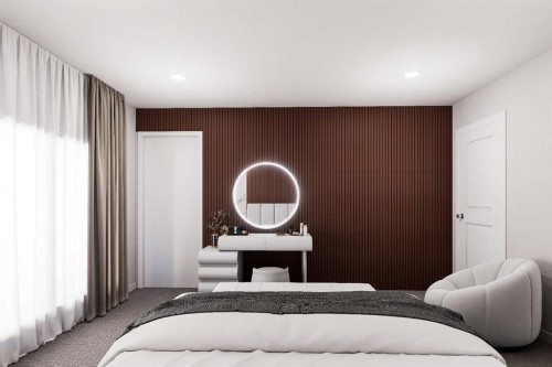 640 Masters Road Se, Calgary, AB - Indoor Photo Showing Bedroom