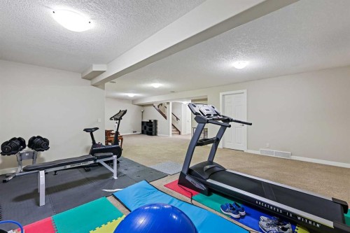 396 Tuscany Estates Rise Nw, Calgary, AB - Indoor Photo Showing Gym Room