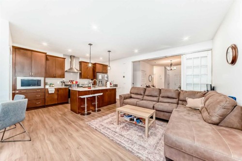 10 Homestead Passage Ne, Calgary, AB - Indoor Photo Showing Living Room
