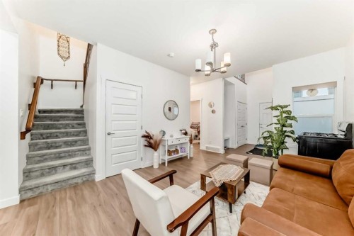 10 Homestead Passage Ne, Calgary, AB - Indoor Photo Showing Living Room