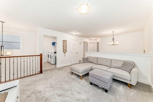 10 Homestead Passage Ne, Calgary, AB - Indoor Photo Showing Living Room
