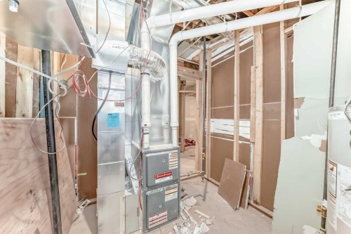 10 Homestead Passage Ne, Calgary, AB - Indoor Photo Showing Basement