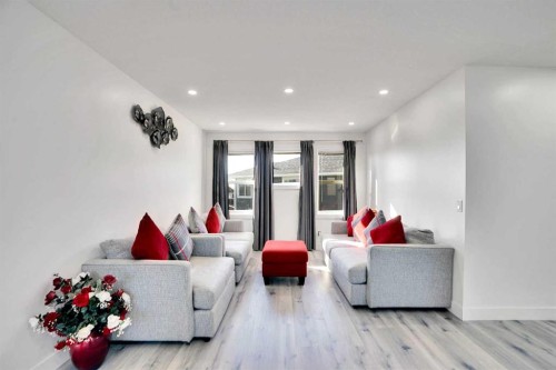 32 Redstone Court Ne, Calgary, AB - Indoor Photo Showing Living Room