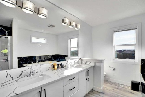 32 Redstone Court Ne, Calgary, AB - Indoor Photo Showing Bathroom