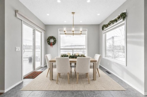 312 Kincora Heights Nw, Calgary, AB - Indoor Photo Showing Dining Room