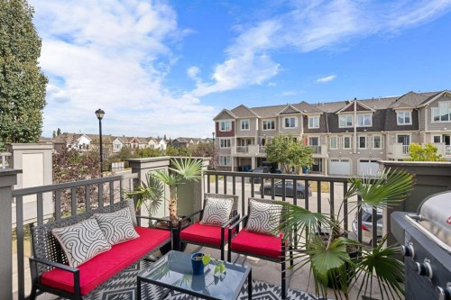 19 Windstone Green Sw, Airdrie, AB - Outdoor With Balcony