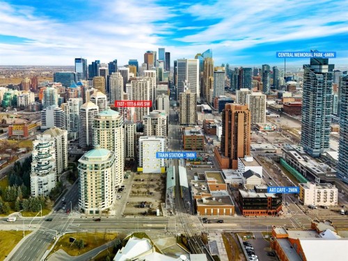 1107-1111 6 Avenue Sw, Calgary, AB - Outdoor With View