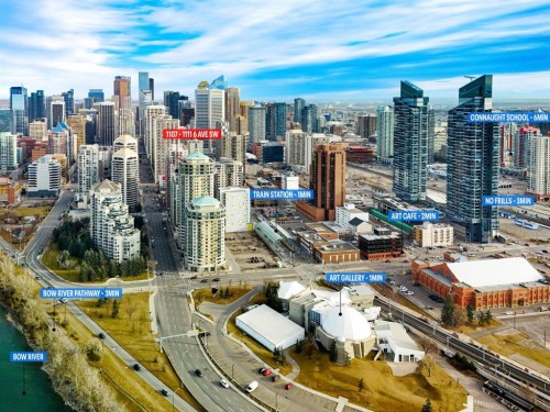 1107-1111 6 Avenue Sw, Calgary, AB - Outdoor With View