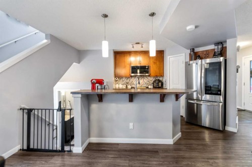 243 New Brighton Landing Se, Calgary, AB - Indoor Photo Showing Kitchen With Upgraded Kitchen