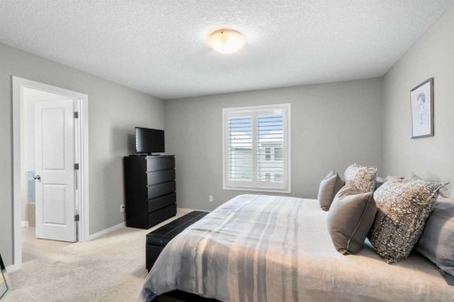 236 Walden Heights Se, Calgary, AB - Indoor Photo Showing Bedroom