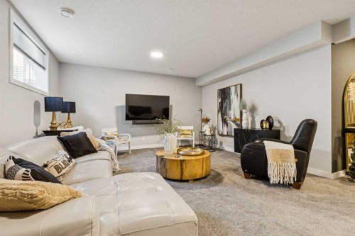 376 Precedence Hill, Cochrane, AB - Indoor Photo Showing Living Room