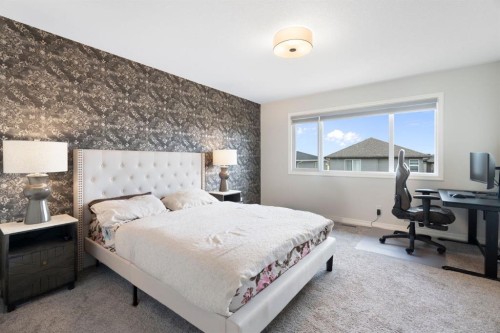 306 Corner Meadows Way Ne, Calgary, AB - Indoor Photo Showing Bedroom