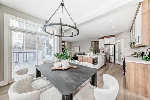 101 Auburn Springs Park Se, Calgary, AB - Indoor Photo Showing Dining Room