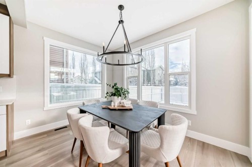 101 Auburn Springs Park Se, Calgary, AB - Indoor Photo Showing Dining Room