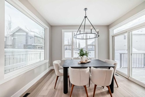 101 Auburn Springs Park Se, Calgary, AB - Indoor Photo Showing Dining Room