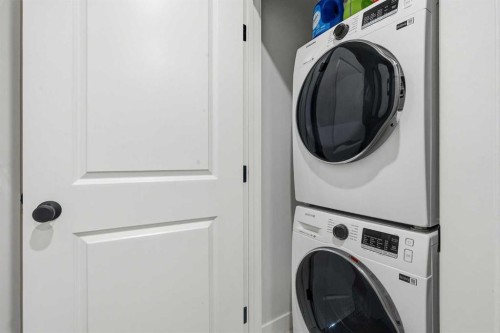 48 Seton Villas Se, Calgary, AB - Indoor Photo Showing Laundry Room