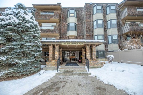 410-3730 50 Street Nw, Calgary, AB - Outdoor With Balcony With Facade