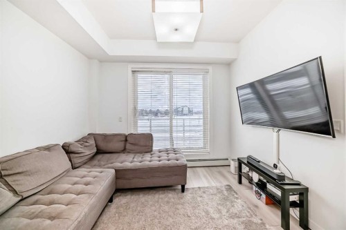 1231-76 Cornerstone Passage Ne, Calgary, AB - Indoor Photo Showing Living Room