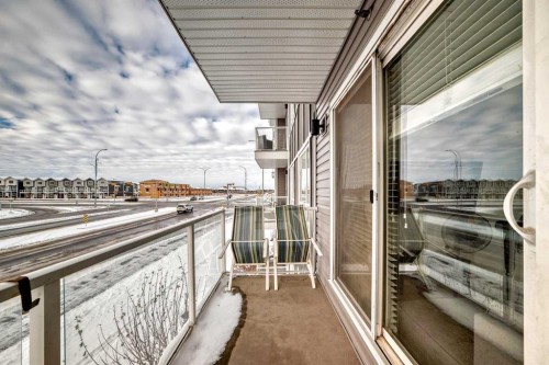 1231-76 Cornerstone Passage Ne, Calgary, AB - Outdoor With Balcony