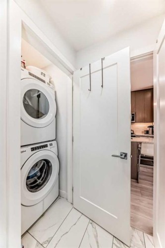 1231-76 Cornerstone Passage Ne, Calgary, AB - Indoor Photo Showing Laundry Room