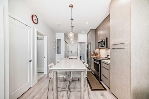 1231-76 Cornerstone Passage Ne, Calgary, AB - Indoor Photo Showing Kitchen With Upgraded Kitchen
