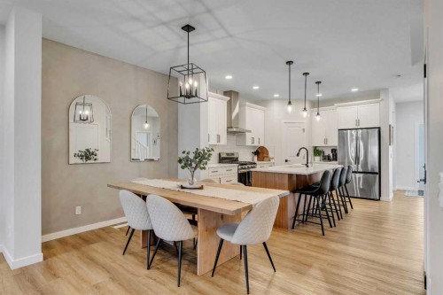 78 Mallard Heath Se, Calgary, AB - Indoor Photo Showing Dining Room