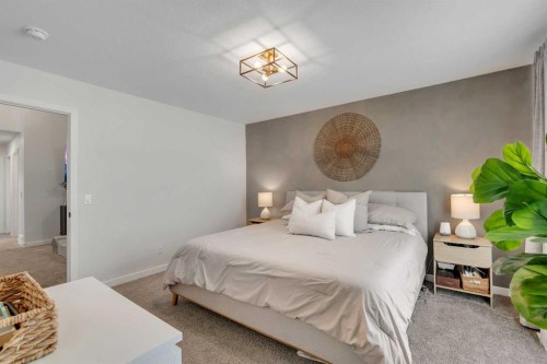 78 Mallard Heath Se, Calgary, AB - Indoor Photo Showing Bedroom