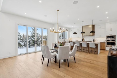 43 Elveden Park Sw, Calgary, AB - Indoor Photo Showing Dining Room