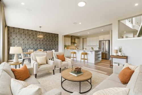 99 Precedence Hill, Cochrane, AB - Indoor Photo Showing Living Room