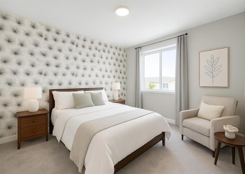 99 Precedence Hill, Cochrane, AB - Indoor Photo Showing Bedroom