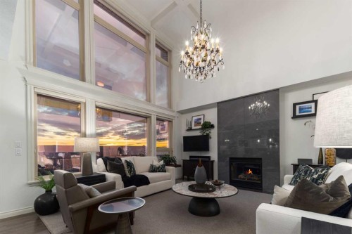 33 Discovery Rise Sw, Calgary, AB - Indoor With Fireplace