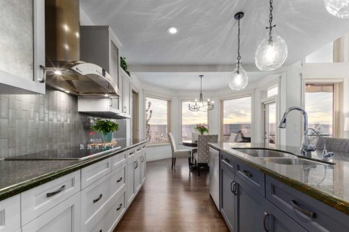 33 Discovery Rise Sw, Calgary, AB - Indoor Photo Showing Kitchen With Double Sink With Upgraded Kitchen
