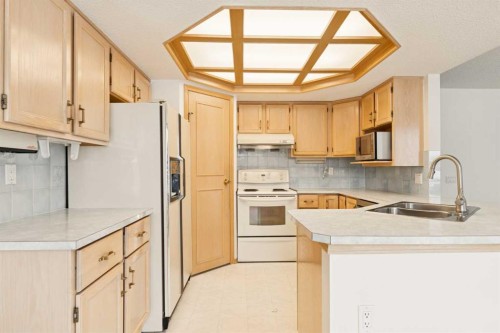 2498 Catalina Boulevard Ne, Calgary, AB - Indoor Photo Showing Kitchen With Double Sink