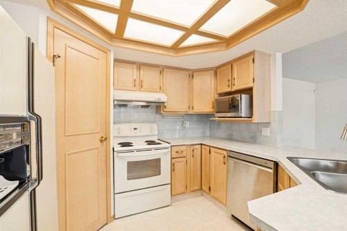 2498 Catalina Boulevard Ne, Calgary, AB - Indoor Photo Showing Kitchen With Double Sink