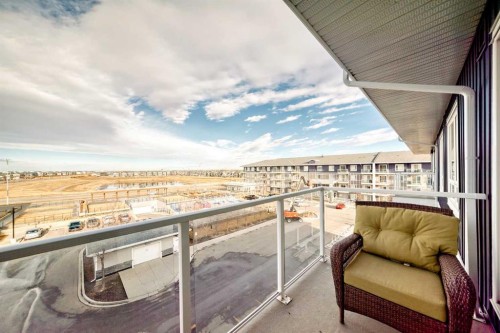 1406-76 Cornerstone Passage Ne, Calgary, AB - Outdoor With Balcony With View