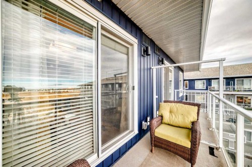 1406-76 Cornerstone Passage Ne, Calgary, AB - Outdoor With Balcony With Exterior