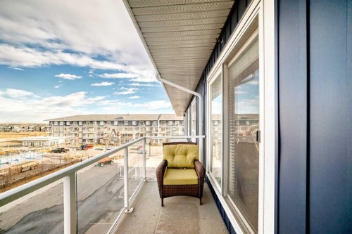 1406-76 Cornerstone Passage Ne, Calgary, AB - Outdoor With Balcony With View With Exterior