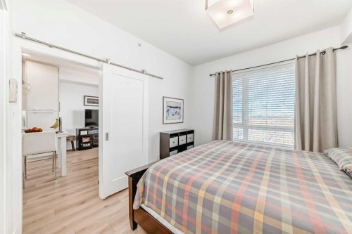 1406-76 Cornerstone Passage Ne, Calgary, AB - Indoor Photo Showing Bedroom