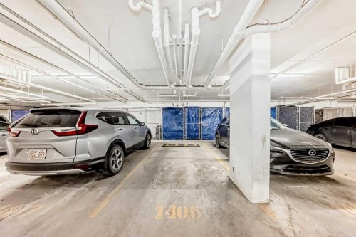 1406-76 Cornerstone Passage Ne, Calgary, AB - Indoor Photo Showing Garage