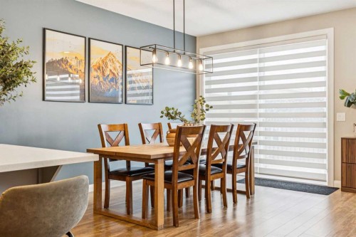 487 Rivercrest Road, Cochrane, AB - Indoor Photo Showing Dining Room