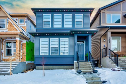 265 Belmont Way Sw, Calgary, AB - Outdoor With Facade