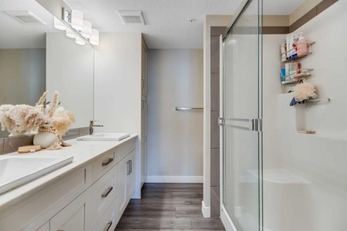 221-110 Auburn Meadows View Se, Calgary, AB - Indoor Photo Showing Bathroom