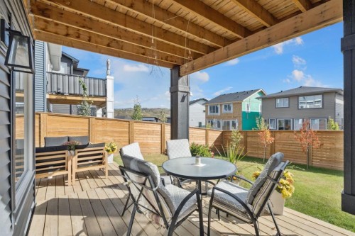363 Precedence Hill, Cochrane, AB - Outdoor With Deck Patio Veranda With Exterior