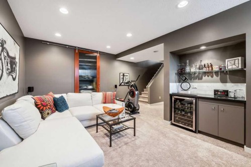 78 Ypres Green Sw, Calgary, AB - Indoor Photo Showing Living Room