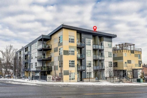 415-515 4 Avenue Ne, Calgary, AB - Outdoor With Balcony With Facade