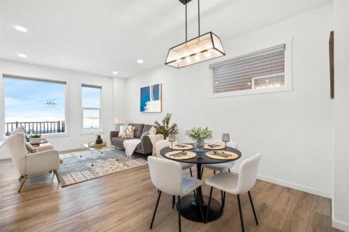 175 Creekstone Way Sw, Calgary, AB - Indoor Photo Showing Dining Room