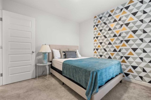 175 Creekstone Way Sw, Calgary, AB - Indoor Photo Showing Bedroom