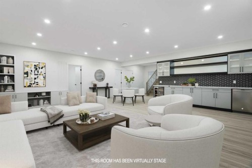 52 Lakes Estates Circle, Strathmore, AB - Indoor Photo Showing Living Room